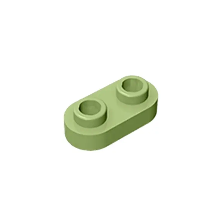 [Gobricks]GDS-1403(LEGOing חלקי 35480) צלחת 1x2 מעוגל legoes חלק פנאומטי אבני בניין סיטונאי legoly