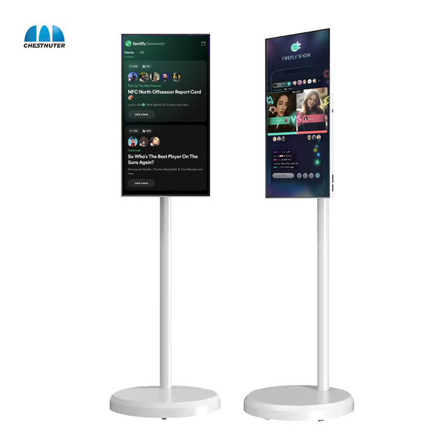 2025 Hot Selling Movable 21.5 Inch Standing TV Android OS Touchscreen Portable TV by Me Mobile Smart Tv for Sale