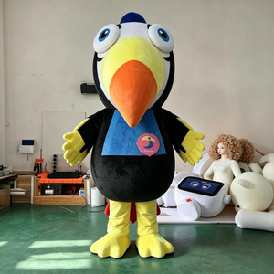Costume de mascotte d'aigle personnalisé OEM ODM, design 3D, costume de mascotte d'animal de dessin animé pour adultes, pour défilé d'Halloween, promotion de marque - Product Image 3