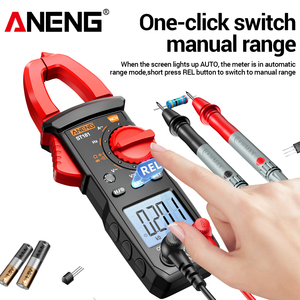 Đồng Hồ Đo Kẹp Kỹ Thuật Số ANENG ST181, Máy Đo Điện Áp Ampe Kế Đa Năng, Dòng Điện Một Chiều/AC, Thử Nghiệm Điện Áp Trên Xe Hơi Amp Hz, Điện Dung NCV Ohm 4000 - Product Image 3