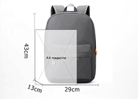 Sac à dos pour ordinateur portable professionnel multifonctionnel grande capacité, étanche, antivol, personnalisable avec logo, pour étudiants