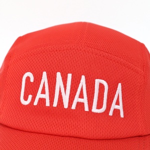 Gorras Deportivas de 5 Paneles para <span class=keywords><strong>Mujer</strong></span>, con Logotipo Bordado Personalizado, Transpirables, con Visera Curva, Color Rojo, Ideales para Correr y Senderismo - Product Image 6