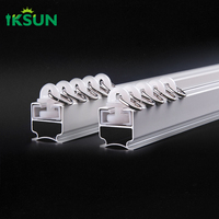 Ensemble de tringle à rideaux IKSUN rail de rideau en aluminium de style classique en gros