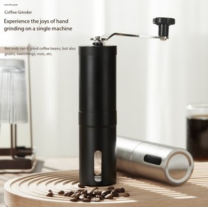 Molinillo de café de acero inoxidable con manivela, grosor ajustable, molinillo manual, accesorio de cocina - Product Image 4