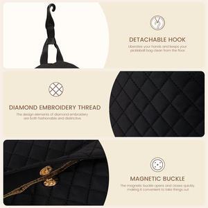 Sac de sport de plein air Pickleball Sac de raquette de tennis matelassé Sac à dos Sacs de tennis pour femmes hommes - Product Image 6