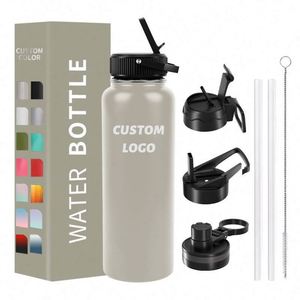 Most Popular 500Ml Outdoor Vacuum Flasks Travel 304 Stainless Steel Water Bottle with Handle - Product Image 4