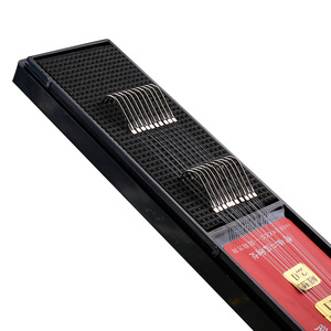 Anzuelos de pesca sin púas YK188 para tilapia, anzuelos dobles de agua dulce, juego de anzuelos prefabricados para ríos, lagos y estanques. - Product Image 1