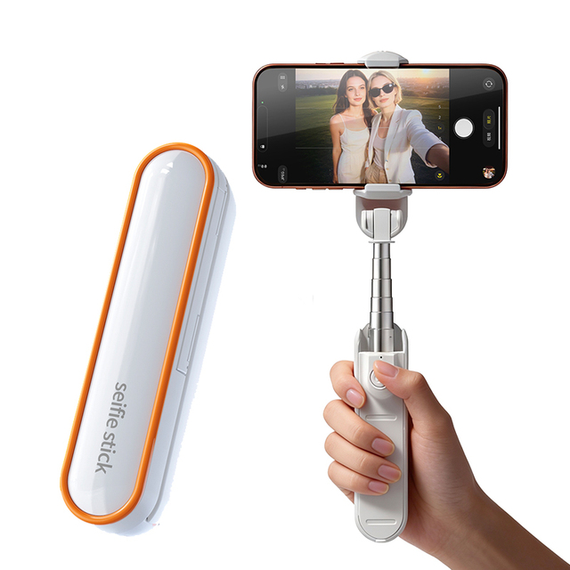 SS4 Mini Foldable Selfie Stick Anti-Shake 700mm Remote Control Lipstick Design Lightweight Portable for 5.3 10M Range