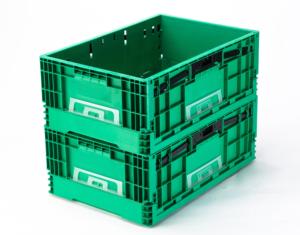 PP Logistics Eurobox Euro Standard Solid Box Caisse de retournement en plastique pliable pour pièces de voiture pour le stockage et le transport - Product Image 3