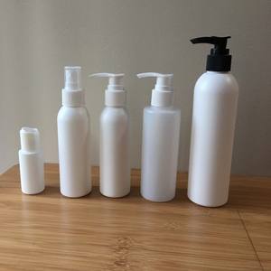 Flacon de lotion corporelle 180ml 250ml 300ml 500ml 1000ml en plastique blanc mat vide pour shampoing - Product Image 2