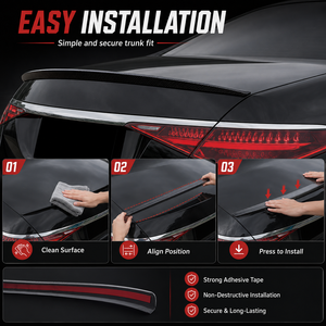 Accessoires de voiture pour Mercedes-Benz Classe S W223 2021+ : Aileron de coffre arrière style bec de canard en fibre de carbone - Product Image 6