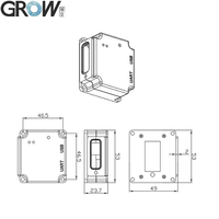 Module lecteur de codes-barres GROW GM75 DC5V USB UART à vitesse rapide pour codes QR et codes-barres, idéal pour les boîtes express et les hôpitaux