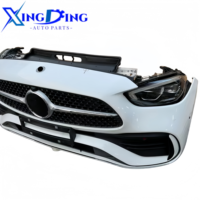 Le meilleur vendeur pour mercedes-benz classe C c200 205 206 phares d'origine pare-chocs avant avec kit de carrosserie de radiateur de calandre