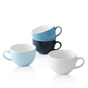 Mugs Jumbo Soup Bowl And Cereal Mugs Wide Ceramic Mug Set von 4 Large Shaving And Brush Set