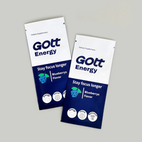 Fabricant de sachets en bâton de poudre Sachet d'échantillon cosmétique feuille d'aluminium petit sachet à sceller à chaud à 3 joints latéraux