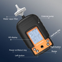 Analyseur de gaz portable multifonctionnel N2 NH3 CL2 H2 O3, détecteur de gaz portable multi-gaz pour espaces confinés, inflammables, toxiques et combustibles
