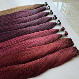 Extension per <span class=keywords><strong>Capelli</strong></span> di Qualità Professionale 2026 - Nuovo Design, <span class=keywords><strong>Capelli</strong></span> Europei Remy con Cuticole Allineate, Morbidi, Tutti i Colori, Genius Weft - Product Image 1