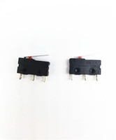 Bouton poussoir à base noire à 3 broches Micro-interrupteur électrique de base