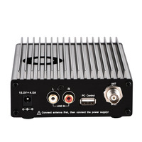 CZE-15B Mini 15W Alüminyum Alaşımlı Yayın Radyo FM Verici Kitleri TNC Konektörü 87-108Mhz Frekans Aralığı Güç Amplifikatörü