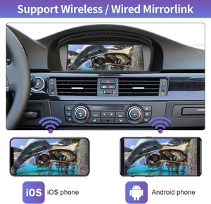 Pantalla Táctil Multimedia Inalámbrica Apple CarPlay Linux para Automóvil, para BMW Serie 5 3 E60 E61 E62 E63 E90 E91 E92 E93 Sistema CCC CIC - Product Image 4