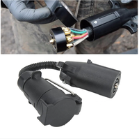 USA zu EU Trailer Light Converter 7-Wege-Klingenstecker zum 7-poligen Rund buchsen anhänger adapter
