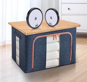 Caja de Almacenamiento de Tela de Algodón y Lino, Alta Calidad, Precio Barato, Ropa y Juguetes PARA EL Hogar, 24/66/100L - Product Image 4