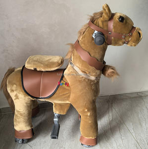 Mainan hewan berkuda anak-anak kuda mewah mekanik kelas komersial mainan hewan poni naik hewan untuk dijual - Product Image 2