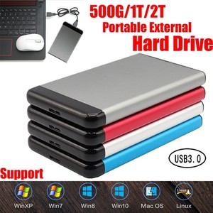 2TB 메탈 휴대용 하드 드라이브 USB 3.0 인터페이스 7200 RPM 로고 다양한 스타일 가능 - Product Image 2