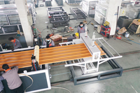 Machine de fabrication de tuiles PVC ligne de production prix machine de fabrication de tuiles béton PET plastique
