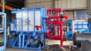 Guiju tự động <span class=keywords><strong>EPS</strong></span> bọt Khối Máy làm hiệu quả cao xốp xốp khối máy móc <span class=keywords><strong>EPS</strong></span> Bảng điều chỉnh tấm dây chuyền sản xuất - Product Image 2