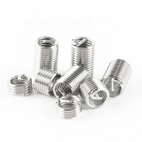 SMXKJ M2.5*0.45 Right Hand Fully Threaded Polished Stainless Steel DIN Standard Metric Coarse Thread Insert Repair Kit 1 Year