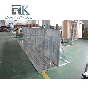 Barrera de Control de Multitudes de Aluminio, Barrera Portátil para Control de Multitudes, Valla para Eventos, Barrera para Conciertos, Precio de Fábrica - Product Image 2