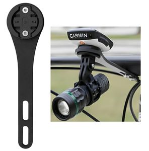 <span class=keywords><strong>Support</strong></span> de vélo de route en alliage d'aluminium Briviga à double fonction avec <span class=keywords><strong>support</strong></span> de lampe torche compatible avec <span class=keywords><strong>Garmin</strong></span> Bryton Wahoo - Product Image 1