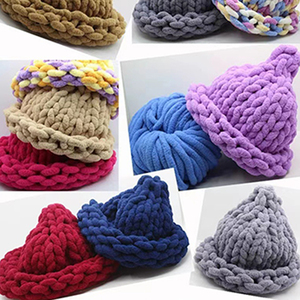 20mm đa màu Chunky Crochet sợi đan dệt chăn lõi Dải dòng băng Dải sợi cho nghề thủ công tự làm - Product Image 5