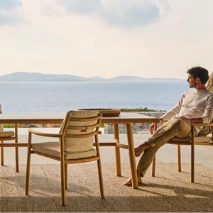 Nuovi Arrivi: <span class=keywords><strong>Set</strong></span> <span class=keywords><strong>da</strong></span> Pranzo per Esterni in Legno Teak per <span class=keywords><strong>Giardino</strong></span> <span class=keywords><strong>e</strong></span> Balcone - Design Semplice - Product Image 1