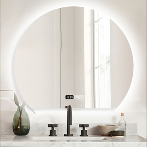 CF BLM1021 50/60/70/80/90/100cm Demi-Lune Miroir Led Sans Cadre Personnalisé Miroir <span class=keywords><strong>de</strong></span> <span class=keywords><strong>Bain</strong></span> Mural avec Éclairage Intelligent - Product Image 6