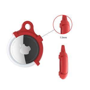 Vente en gros d'échantillons gratuits Étui en silicone pour chien de compagnie Air Tag Boucle Tracker Accessoires Couverture pour étui <span class=keywords><strong>Airtag</strong></span> Porte-clés pour <span class=keywords><strong>Apple</strong></span> - Product Image 5