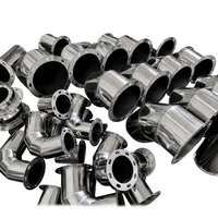 Tuyau de conduit soudé en acier inoxydable duplex 2205 pour HVAC, usine chimique, échappement, diamètre personnalisé