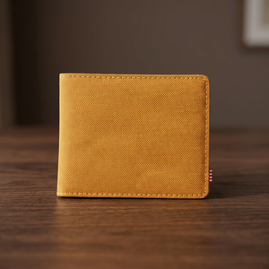 Leo Torresi Stylish Genuine Polyester <b>Wallet</b> with <b>RFID</b> for Men- Yellow - Product Image 2