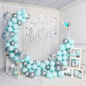 Metal Knot <b>Wedding</b> Arch Ironwork <b>Wedding</b> Wpecial Arc-shaped Arched Support Frame Lawn Circular Ring Flower Stand Circular <b>Props</b> - Product Image 1