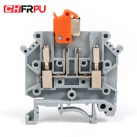 CHFRPU UK5-MTK-P/P 4 mm2 Kfz-Trenn verbinder Messersc halter DIN-Schienen schraube Klemmen block für Tests