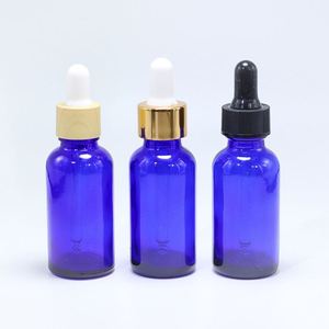Essential <b>Oil</b> <b>Bottle</b> Clear Matte White Frosted Black Amber 5ml 10ml 15ml 20ml 1oz 2oz 3oz Glass Dropper <b>Bottle</b> With Gold Dropper - Product Image 5