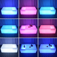Meubles LED RGB lumineux personnalisables IP65 pour la décoration de discothèque, tabouret de bar moderne, table à cocktails éclairée pour salon extérieur