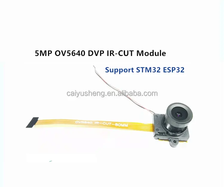 Prix usine 5MP OV5640 avec filtre IR-Cut 120DFOV prend en charge le module de caméra STM32 ESP32 DVP