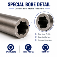 Tube de précision en acier au carbone, fournisseur direct d'usine, service OEM de découpe, façonnage et ébavurage de tuyaux en acier pour machines minières
