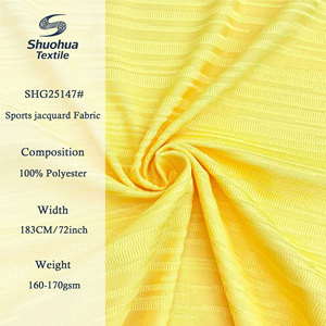 Tela Jacquard 100% Poliéster, Tejido de Punto Dryfit, 160GSM, GRS, Ecológico, para Ropa Deportiva, <span class=keywords><strong>por</strong></span> Metros, Blanco, Sublimación - Product Image 4