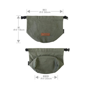 Bolsas de lona, bolsas de camping, bolsas para cubiertos, bolsas para guardar utensilios de cocina para camping, bolsas para guardar loncheras de camping al aire libre, logotipo personalizado disponible. - Product Image 3