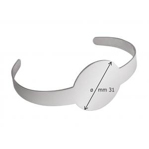 Bracelet en acier doré, design géométrique tendance avec symbole chrétien, idéal pour mariage, fête ou cadeau, orné de zircon, perle et diamant. - Product Image 2