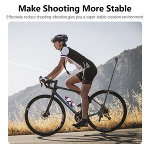 Soporte de cámara de ciclismo ajustable de rotación de 360 grados ligero de alta calidad soporte estabilizador <span class=keywords><strong>Selfie</strong></span> <span class=keywords><strong>Stick</strong></span> Set Accesorios - Product Image 5