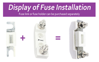 Fusible à lame Mini ANL 60A 32V à fixation par boulons, faible capacité de rupture, pour voiture, camion, bus, petit véhicule - Vente directe usine